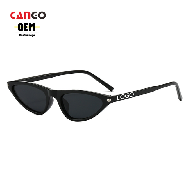 Luxury Vintage Small UV400 Light Weight Cat Eye Sunglasses for Women and Men Custom Logo Brand Design Fashionable Shades