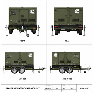 Groupe électrogène diesel silencieux EAC EPA CE Cummins Weichai Yuchai 80 kW 100 kW 3 phases 50 Hz 1500 tr/min 300 kW 400 kW 500 kW - Product Image 3