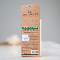 Boîte cadeau en papier vide personnalisée pour diffuseur de parfum pour voiture