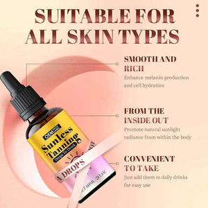 BIOCCHN Etiqueta Privada gotas autobronceadoras logotipo personalizado sabor a fruta solución de oscurecimiento de la piel para el bronceado de belleza - Product Image 3