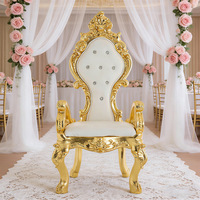 Fauteuil de banquet haut de gamme de style européen moderne avec cordon de traction, cadre en plastique doré, pour hôtels et clubs