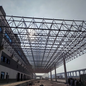Customized Large Span Steel Space Frame Roof Structure, Conference <strong>Hall</strong> Exhibition Center Construction - Product Image 2
