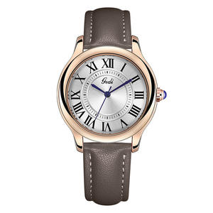 นาฬิกาผู้หญิงคุณภาพสูงนาฬิกาควอทซ์สายหนังโรมันย้อนยุคสไตล์ยุโรป - Product Image 5