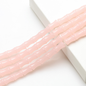 Zhubi 8X12MM perles <span class=keywords><strong>de</strong></span> verre en forme <span class=keywords><strong>de</strong></span> bambou Jade couleurs perles d'os <span class=keywords><strong>de</strong></span> cristal pour la fabrication <span class=keywords><strong>de</strong></span> bijoux bricolage breloques faites à la main - Product Image 5