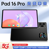 Tablette Android professionnelle Top Vente Pad 16 Pro pour l'éducation, écran capacitif 10,1 pouces, Wi-Fi, Type C, 1 To de stockage
