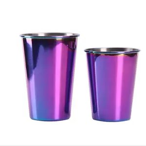 Glass DOF with Lid and Straw- Iridescent