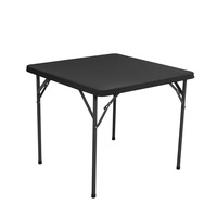 Couverture de table ajustée carrée solide nappe élastique Spandex extensible couverture supérieure de tables pour salle à manger cuisine maison fête/