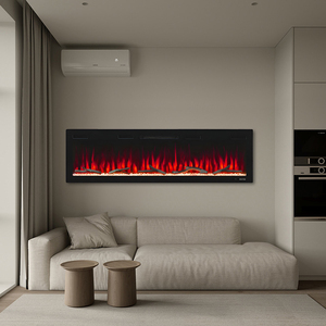 Đầy màu sắc pha lê 72inch nhiệt Dimmer đa chức năng chất lượng tốt óng ánh thực tế đăng nhập Lò sưởi điện - Product Image 1