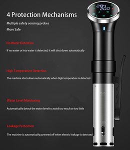 Oferta: Circulador Eléctrico de Inmersión Profesional Souvide <span class=keywords><strong>Roner</strong></span> para el Hogar, 1100W, Control por App, Temporizador Digital, Portátil, Cocción Lenta - Product Image 6
