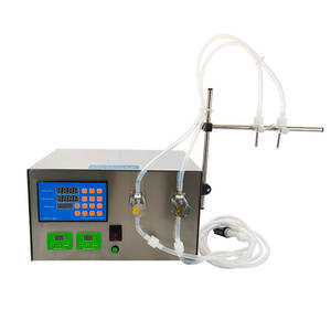 เครื่องบรรจุของเหลวด้วยปั๊มแม่เหล็กแบบหัวคู่ 220V กึ่งอัตโนมัติ ความแม่นยำสูง สำหรับขวดโยเกิร์ตและของเหลว - Product Image 4