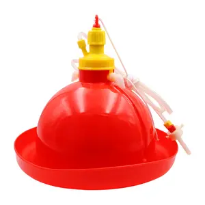 Wholesale Factory Price Plastic Automatic Chicken Bell Drinker Poultry House Hanging Plasson Broiler Goose Duck Bell Drinker