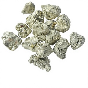Pyrite naturelle du Pérou, spécimen brut en grappe, cristal doré métallique, pierre minérale sculptée pour collection, décoration intérieure, Feng Shui - Product Image 1