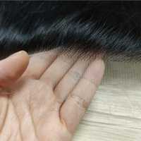 Deepwave – perruque lace frontal wig en vison invisible hd, 13x4, perruque indienne brute, cheveux naturels, bon marché