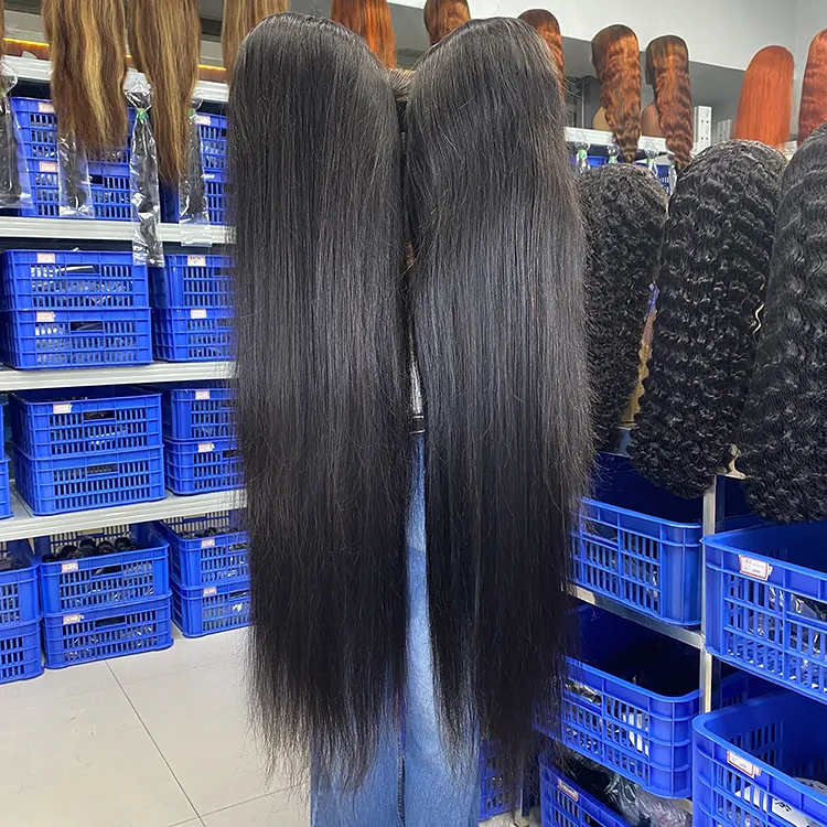 wig vendors wholesale raw and virgin hair 4x4 5x5 13X6 he lace frontal wig vietnamese bone straight raw hair closure wigs