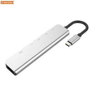 Jumon İşlevli Dock 4K USB kart okuyucu USB 3.0 USB C Ethernet yerleştirme <span class=keywords><strong>Thunderbolt</strong></span> Dock <span class=keywords><strong>Hub</strong></span> 7 In <span class=keywords><strong>1</strong></span> USB tip C - Product Image 2