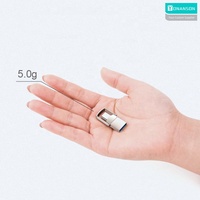 Stik memori USB Tipe C logam, Flash Drive 8GB 16GB Logo kustom 2 In 1 32B 64GB OTG flashdisk 128GB