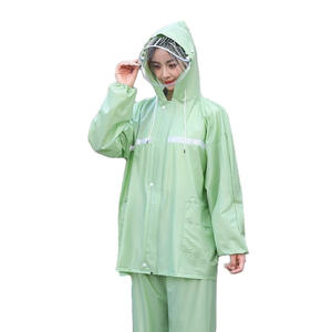 Ensemble imperméable et pantalon de pluie en PVC pour homme et femme, randonnée, vélo électrique, livraison de thé, rafting, vente en gros - Product Image 5