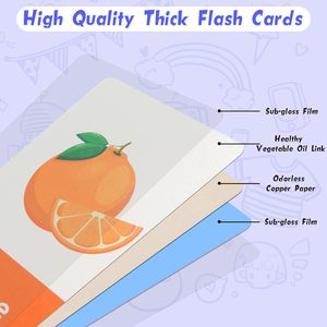 Hoogwaardige Baby Leren Engelse Woordkaart Flashcards Cognitief Educatief Speelgoed Kinderen Onthouden Games Geschenken Baby Flash Cards - Product Image 2