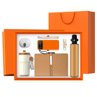 Tasse 7 en 1 + clé USB + bloc-notes A5 ordinaire + stylo + écouteur sans fil + parapluie + banque d'alimentation coffret cadeau