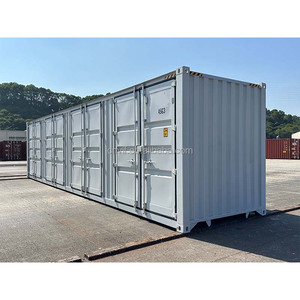 ตู้คอนเทนเนอร์โลหะ40Ft 40HQ ความจุขนาดใหญ่เคลื่อนย้ายได้ภาชนะเปิดประตูด้านข้างผลิตจากเหล็กคอร์เทนที่ทนทาน ISO9001ขาว - Product Image 6