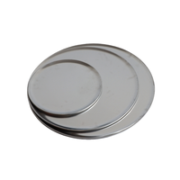 Plateau de cuisson à pizza rond en aluminium vendu en usine différentes tailles casserole en métal à large bord pour la cuisson des plats et des casseroles
