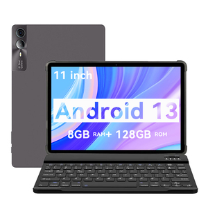 Tablette PC 2-en-1 pour adultes, 11 pouces, 6 Go de RAM, 128 Go de stockage, stylet, 4G, double carte SIM, 7000 mAh, Android 14, clavier, Wi-Fi - Product Image 1