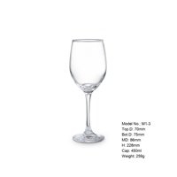 Verres à vin modernes ODM/OEM à bas prix, gobelets de Chongqing gaufrés, transparents, durables et anti-fuite pour les fêtes à domicile