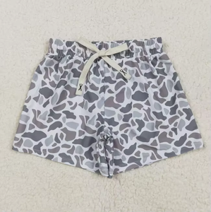 Pantalones Cortos Casuales para Niños Pequeños, Color Azul Marino y Verde Camuflaje, Transpirables, con Cintura Elástica y Bolsillos, Pantalones Cortos de Verano para Niños - Product Image 3