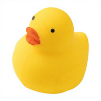 Jouet Squishy Canard Jaune en Gros, Jouet Anti-Stress Sensoriel Mignon Poussin Canard à Presser, Cadeau de Fête pour Enfants
