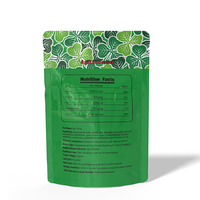 Sachet refermable mat Minfly pour noix, en aluminium Mylar, pochette verticale MOPP VMPET PE avec fermeture éclair, 7oz, pour snacks, fruits secs et conservation alimentaire