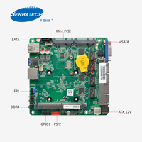 Motherboard Router Pfsense Mikro dengan Chipset SOC, Mendukung Memori DDR4 8GB Single Channel 2400MHz, Firewall Jaringan