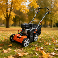 Scarificateur de pelouse autotracté 208cc 4 temps, désherbeur à essence portatif, râteau à gazon