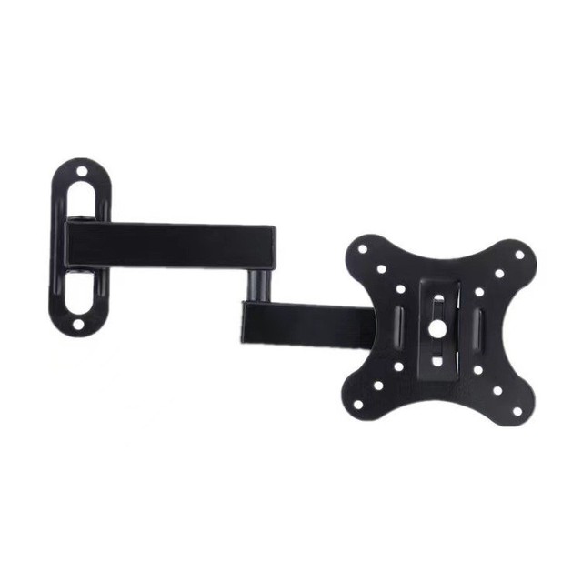 Folding Extendable Swivel TV Mount for 14"-27" Flip Down Extend with 15kg Capacity Steel Wall Mount