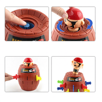 Nouveau seau de farces unique pour pirates, seau interactif pour jeux en famille, jouet de farces adapté aux adultes et aux enfants