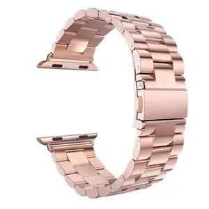 Bestsellers Klassieke Metalen Roestvrijstalen Band Voor Apple Watch Link Armband Band Voor Iwatch Serie 1 2 3 4 Horlogeband