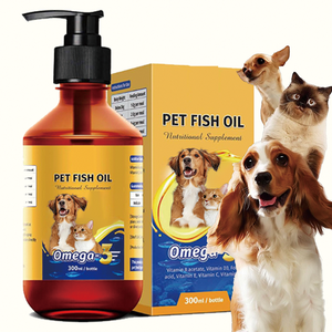 Compléments Nutritionnels pour Animaux de Compagnie : Huile de Poisson pour Chats et Chiens, Soin des Poils, Oméga 3 6 9, Traitement OEM d'Huile de Saumon Sauvage en Gouttes Liquides - Product Image 1