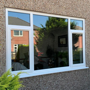 <span class=keywords><strong>Ventanas</strong></span> de PVC de Doble Acristalamiento con Rejillas y Claraboyas, Modernas, de Vidrio Templado y Vinilo UPVC, Fabricadas por OEM al por Mayor - Product Image 4