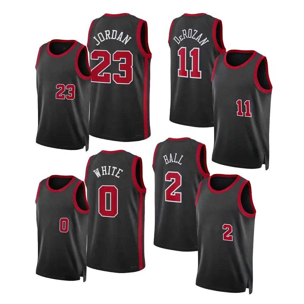 2023/24 Chicago Bull Nbaing formalar basketbol gömlek Derrick gül orijinal 101 kalite yeni isı mühürlü Jersey erkekler gençlik