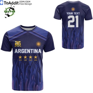 <strong>Argentina</strong> <strong>Away</strong> Men's 2026 World Football T-shirts Quick-dry Breathable Jersey OEM Service Minimum Order 1 Piece Fast Shipping - Product Image 2