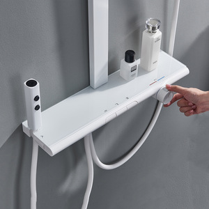 Grifo de Ducha de Pared con Cuatro Funciones y Temperatura Constante de 38 Grados, Incluye Cabezal de Ducha con Pistola Rociadora - Product Image 3