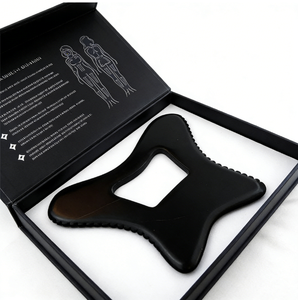 Nuovo Strumento Massaggio Gua Sha in Pietra Bian Nera Naturale 2026 per Raschiatura Completa del Corpo, <span class=keywords><strong>Schiena</strong></span>, Collo, Viso, Gambe, Drenaggio Linfatico con Funzione Musicale - Product Image 3