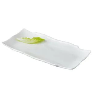 De plástico rectangular boda platos de servir la cena bandejas bandeja de servir bandejas restaurante bandeja bandejas gran Plat