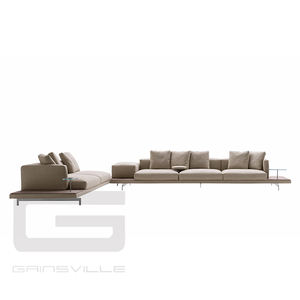 Gainsville muebles modernos para el hogar muebles de sala de estar conjunto de sofá de esquina de cuero de tela de terciopelo de lino conjunto de muebles - Product Image 2