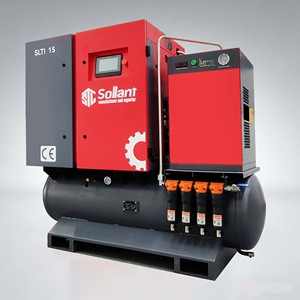 <span class=keywords><strong>Compresor</strong></span> de Aire de Tornillo con Certificación CE ISO, con Tanque y Secador, 10HP 15HP 20HP para Aplicaciones Industriales - Product Image 4