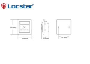 Universele wandcontactdoos met schakelaar, functieonderdelen, geschikt voor hotelkamers, stroomschakelaar, energiebesparende schakelaar, TTlock energiebesparing - Product Image 5