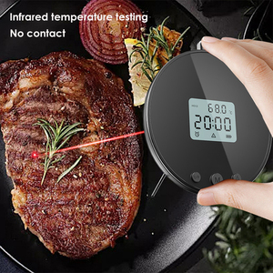 J & R Sáng Tạo USB Có Thể Sạc Lại Dễ Thương Trẻ Em Trẻ Em Của Đồng Hồ Báo Thức Với Hẹn Giờ Nhiệt Kế Hồng Ngoại - Product Image 5