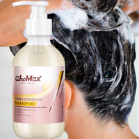 Ensemble Shampooing et Après-Shampooing pour Extensions de Cheveux Marque Privée OEM, Soin des Perruques, Traitement Hydratant Profond à l'Huile d'Avocat pour Cheveux Humains
