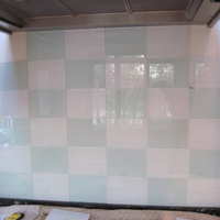 Nouvelle conception moderne, plaque de verre colorée écologique, peinte à l'arrière, imperméable, pour mur, escalier extérieur et salle de bain