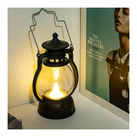 Support suspendu en verre creux en métal Vintage, lanterne décorative, décoration créative, cadeau, lampe artisanale