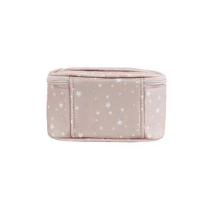 Sac de voyage multifonctionnel et étanche pour femme, en polyester, antivol, avec fermeture éclair, miroir et compartiment à blush, design tendance - Product Image 4